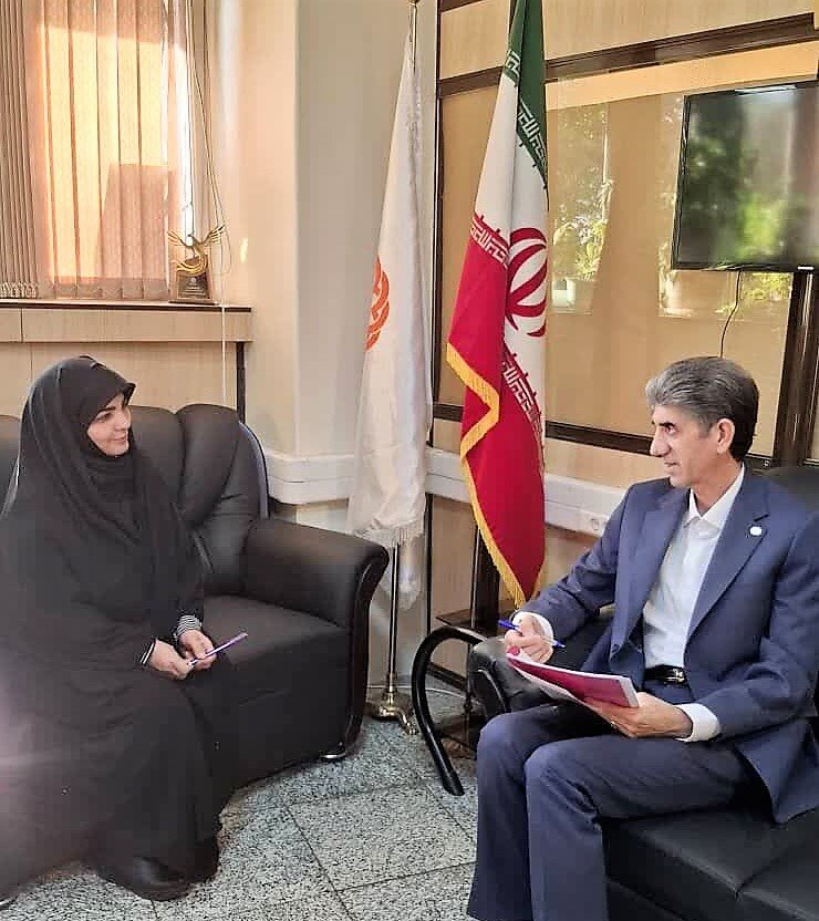 دیدار مجید درویشی با مدیرکل بازرسی بهزیستی کشور در کرمانشاه